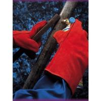  GANTS CROUTE CUIR ROUGE 