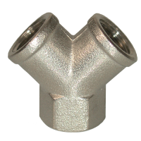  RAC Y 1/4" FF 