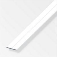  PLAT 23,5X2MM ALU BLANC 1M 