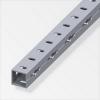  TUBE CARRE PERFO 23,5MM ALU 1M 