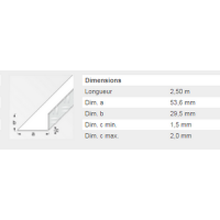  CORNIERE 29,5X53,6 ALUDAM 2,5M 