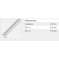  FOURREAU 9,5X6,5 PVC LE ML 