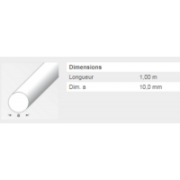 ROND PLEIN 10MM ACIER LAM 1M 
