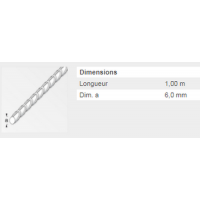  ROND BETON 6MM 1M 