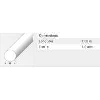  ROND 4MM ACIER ETIRE 1M 