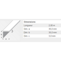  CORNIERE 35X35X3ACIERLAMINE 2M 