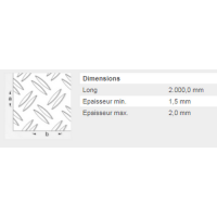  TOLE GRAIN/RIZ 1,5ALU 40X200VR 