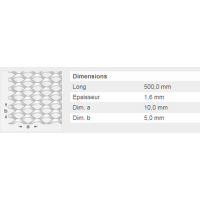  METAL DEPLOYE ALULAIT  25X50FM 