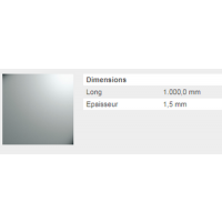  TOLE LISSE 1,5 ALUBRUT12X100FM 