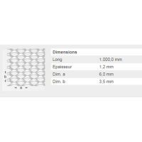  METAL DEPLOYE 6 ACIER 60X100FM 