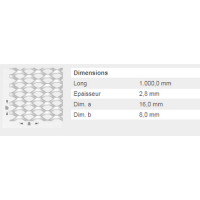  METAL DEPLOYE ALULAIT 60X100FM 