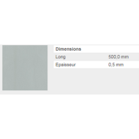  TOLE LISSE ALUNOX 25X50VR 
