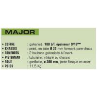  BROUETTE MAJOR 100L GALVA 