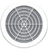  GRILLE RONDE BLANCHE D160MM 