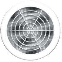  GRILLE RONDE BLANCHE D160MM 