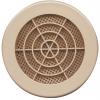  GRILLE RONDE SABLE D125MM 