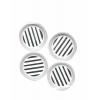  GRILLE RONDE BLANCHE D32 