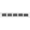  GRILLE ALU ANODISE 50X300MM 