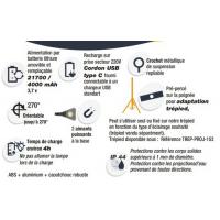  PROJECTEUR MULTI USAGE 2000LM 