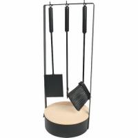  SERVITEUR 4 PCES METAL NOIR 