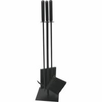  SERVITEUR 4 PCES METAL NOIR 