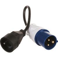  ADAPTATEUR PC MALE > CEE P17 F 