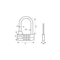  CADENAS ANSE A CHIFFRE 