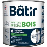  P/BOIS SATIN 0.5L BLC RAL9016 