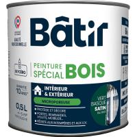  P/BOIS SATIN 0.5L VERT RAL6005 