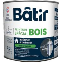  P/BOIS SATIN 0.5L GRIS RAL7016 