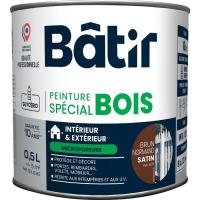  P/BOIS SATIN 0.5L BRUN RAL8011 