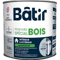  P/BOIS SATIN 0.5L GRIS RAL7035 