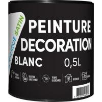  PEINT DECO INT BLC SATIN 0.5L 
