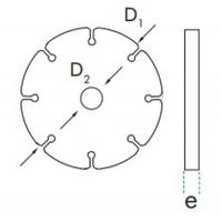  DISQUE DIAMANT METAUX D125MM 