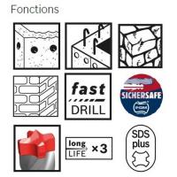  FORET SDS+ 7X 8X100X165 