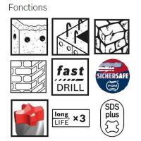  FORET SDS+ 7X 14X250X315 