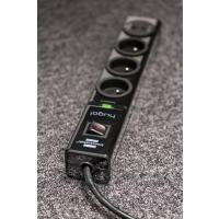  BLOC PRISES 3PC+2USB HUGO NOIR 
