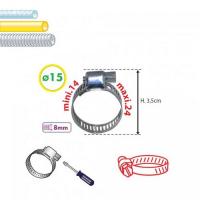  COLLIER ACIER L8 DIAM 14-24MM 