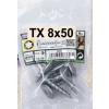  VIS TXL ZN 8 X 50MM POTEAUX 