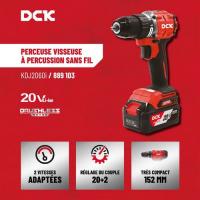  PERCEUSE VIS PERCU 20V 2X 4AH 