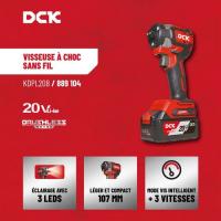  VISSEUSE CHOC 20V 2X 4AH 