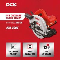  SCIE CIRCULAIRE 185MM 220V 