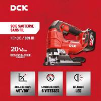  SCIE SAUTEUSE 20V 2X 4AH 