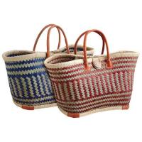 SAC CABAS JONC ANSES CUIR 55L 