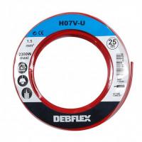  CABLE HO7V-U 1.5 25M ROUGE 