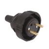  FICHE MALE 2P+T 16A DROITE 
