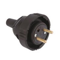  FICHE MALE 2P+T 16A DROITE 