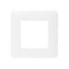  CASUAL PLAQUE SIMPLE BLC BRILL 