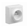  PRISE 2P+T EMERAUDE BLANC 7321 