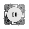  PRISE DBLE USB A+C CASUAL BLC 